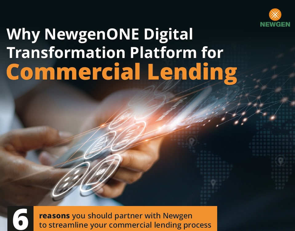 eBook: Why NewgenONE Digital Transformation Platform for Commercial Lending