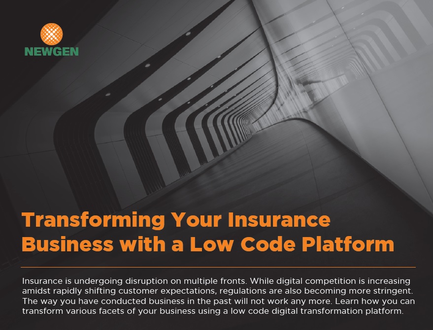 eBook: Transforming Your Insurance Business with a Low Code Platform